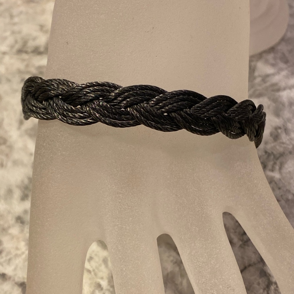 Unisex Hand Woven Metal Bracelet